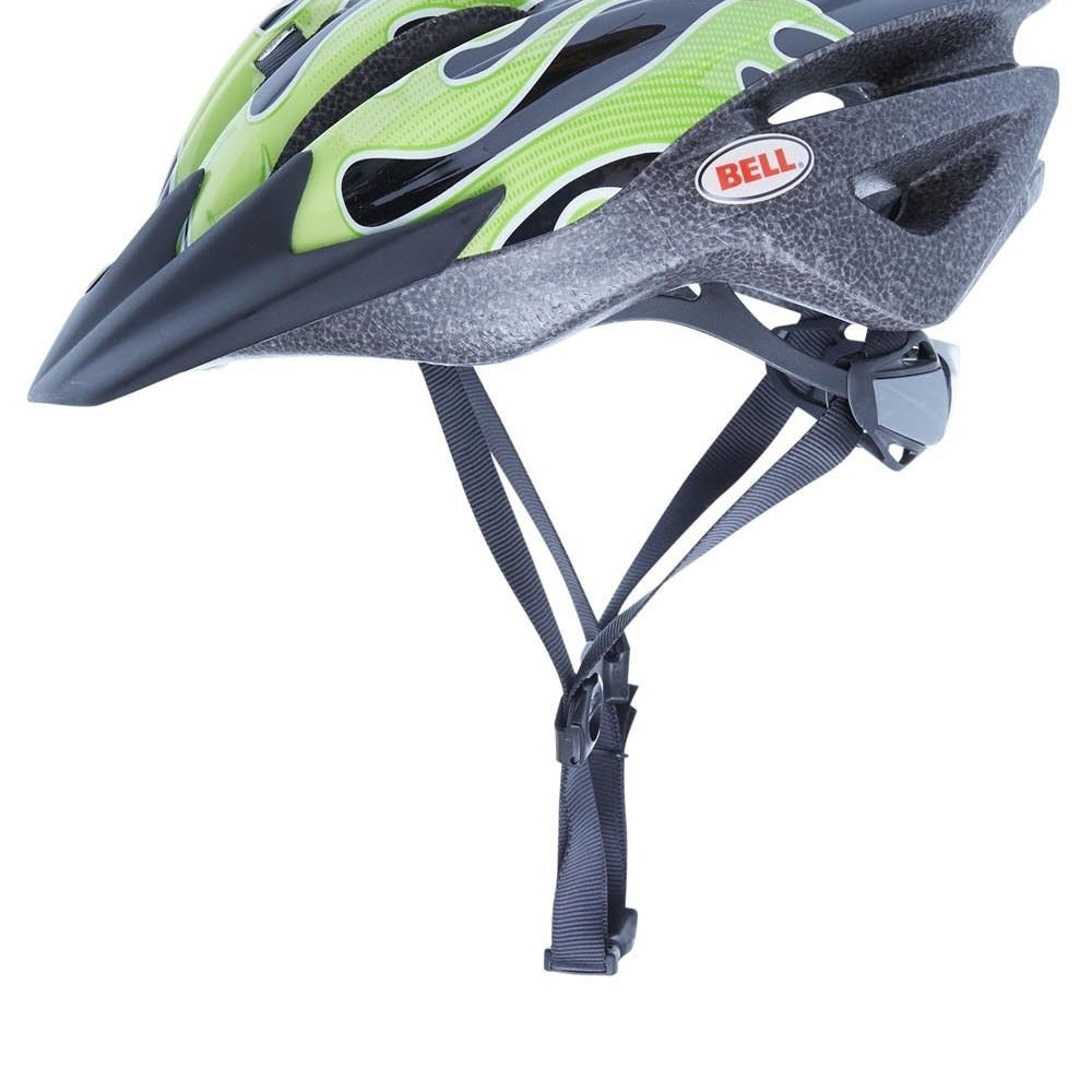 Bell Cognito FS Fahhrad Helm Universal Größe Kinder, green flamage - Fahrradhelm