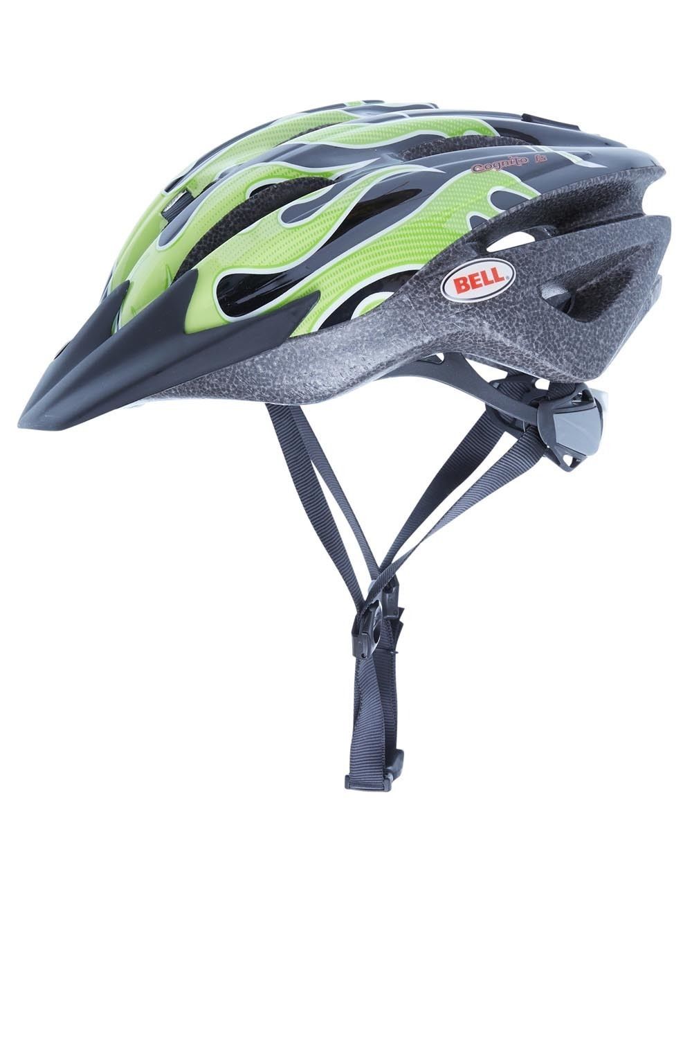 Bell Cognito FS Fahhrad Helm Universal Größe Kinder, green flamage - Fahrradhelm