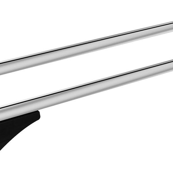 Dachbox schwarz VDP JUXT 400 Dachkoffer 400 Liter abschließbar + Alu-Relingträger  aufliegende Reling für Opel Zafira C Tourer ab 11