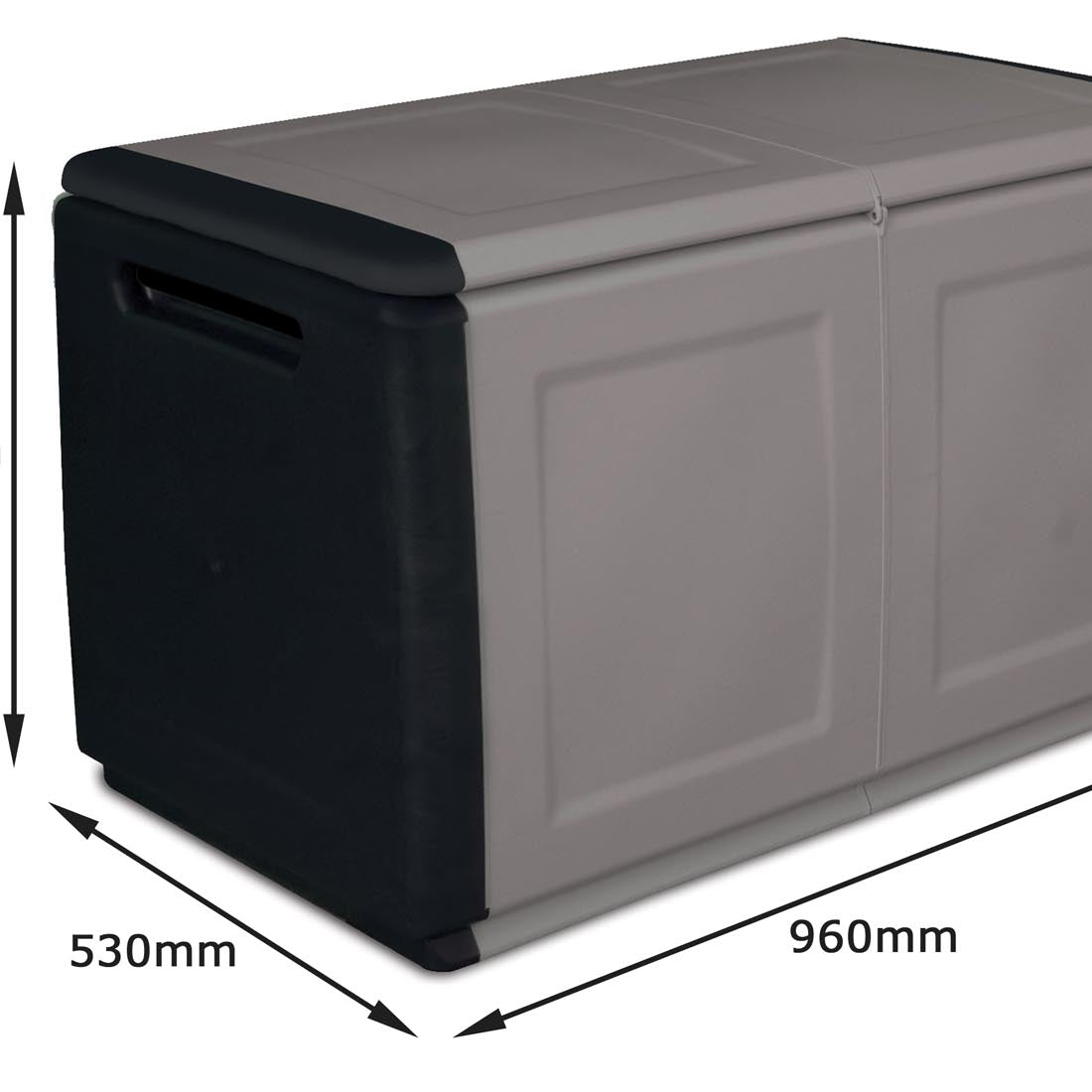 Kissenbox VDP Gartenbox Auflagenbox Gartentruhe Mehrzwecktruhe 130/230/330 Liter